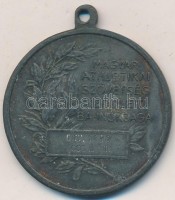 Szomor László (1908-1980) / Ludvig 1948. 'Magyar Athletikai Szövetség Kerületi Bajnoksága' fém díjérem (36mm) T:3