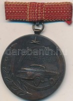 1949. 'Csepel Autógyár' Br érem szalagon (40mm) T:2,2-