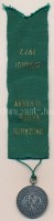 1972. 'Magyar Ebtenyésztők Országos Egyesülete Budapest 1899' fém emlékérem 'Országos Vérebverseny Zamárdi' szalaggal (31mm) T:2
