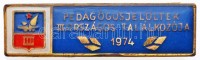 1974. 'Pedagógusjelöltek III. Országos Találkozója 1974' zománcozott fém jelvény T:2