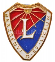 DN 'Berzsenyi Dániel Evangélikus Líceum' zománcozott fém jelvény T:2