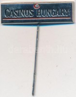 DN 'Casinos Hungary' fém kitűző T:2
