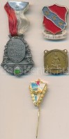 4db klf külföldi jelvény és kitűző, közte Svájc 1928. 'Lausanne-i Szövetségi Fesztivál Éneklés 1928.', Szerbia DN 'SPARTAK 1945' T:1-,2,2-
4pcs of diff badges and pins, with Switzerland 1928. '24me fete fédérale de Chant