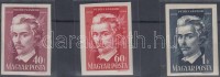 1949 Petőfi Sándor (II) vágott sor (8.000) (60f festékfolt)