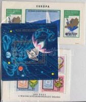 1974 Európa Biztonsági, Marskutatás, 100 éves a levélborítékrajzú bélyeg 10-10 blokk (11.000)
