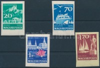 1959 Balaton (I) vágott sor légiposta értékei (3.000)