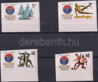 1961 Vasas Sportklub (I) vágott ívszéli sor (4.000)