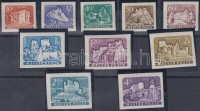1961 Várak (II) vágott sor (13.000)