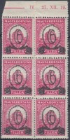 1931 Kisegítő 506B hatostömb (72.000)