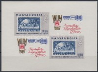 1965 WIPA vágott blokk (4.500)