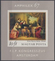 1967 Festmény (II) vágott blokk (4.000)