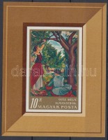 1967 Festmény (III) vágott blokk (3.200)