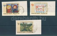 1968 Gyermekrajz pályázat ívszéli vágott sor (3.000)