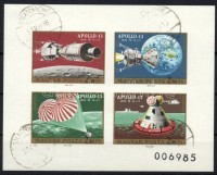 1970 Apollo-13 vágott blokk (3.000)