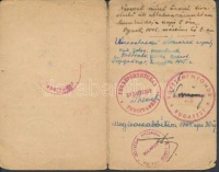 1945 Bp., A Vallás- és Közoktatásügyi Minisztérium által kiállított kétnyelvű, szabad közlekedésre jogosító igazolvány