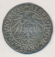 Porosz Hercegség 1542. 1Gr Ag 'Brandenburgi Albert' (1.8g) T:2- 
Duchy of Prussia 1542. 1 Groschen Ag 'Albrecht von Brandenburg' (1.8g) C:VF