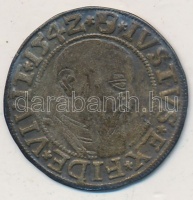 Porosz Hercegség 1542. 1Gr Ag 'Brandenburgi Albert' (1.8g) T:2- 
Duchy of Prussia 1542. 1 Groschen Ag 'Albrecht von Brandenburg' (1.8g) C:VF