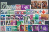 1953-1968 41 db bélyeg, közte teljes sorok