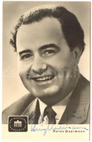 Heinz Querman dedikált fotó / photo with autograph