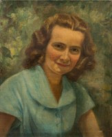 Kontuly Béla (1904-1983): Fiatal nő protréja