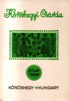 A Kőröshegyi Csárda étlapja.