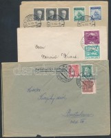 1920-1933 4 db levél külföldre / 4 covers to abroad