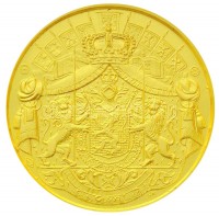 Belgium 2003. 'Baldvin 1930-1993' Au emlékérem dísztokban tanúsítvánnyal (11g/0.750/30mm) T:PP
Belgium 2003. 'Baudouin 1930-1993' Au commemorative medallion in case with certificate (11g/0.750/30mm) C:PP