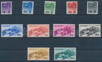 1952-1962 Légiposta Mi 576-581 + 597-600 + 791