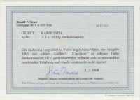 Karolinen 1900 Mi 5 IIb Signed: Jäschke-Lantelme