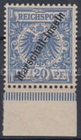 Marshall-Inseln 1897 Mi 4 I ívszéli / margin piece Signed: Bothe