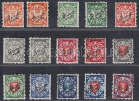 1924 Hivatalos / Official Mi 41-51 + 41a + 42a + 43a (Mi EUR 955,-)