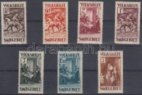 1931 Mi 151-157 újragumizott / regummed