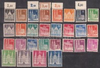 1948 Mi 73-100 1 érték kivételével 11-es fogazás / 27 values with perforation 11 1/2 (Mi EUR 300.-)