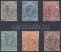 1884 Csomagbélyeg / Parcel stamps Mi 1-6