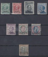 Olasz posta Levant Italian post in Levant Salonicco 1909 Mi 20 IV-27 IV, Certificate for 26IV: Carraro
