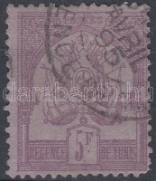 1888 Forgalmi záró érték 5Fr Mi 8 Certificate: Raybaudi (rövöd sarokfog / short corner perf.)