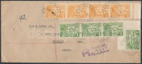 1928 Ajánlott levél Kanadába / Registered cover to Canada