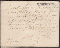 1787 Portós levél / cover with postage due  'V.DEBRECZIN.'