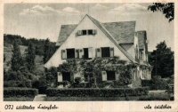 Leányfalu üdülőtelep. Az üdülőház.