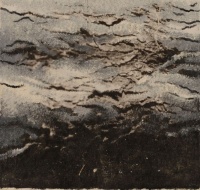 Köves Éva (1965): Hullámzó tenger III., vászon, olaj, vakráma nélkül, 30,5 X 30,5 cm