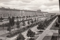 Sztálinváros. Sztálin út. 