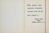 ARANYBIKA EMLÉKKÖNYV. UNIKÁLIS RITKASÁG. MAGYARI JÓZSEF AZ ARANYBIKA HÍRES PRÍMÁSÁNAK EMLÉKKÖNYVE. AUTOGRÁF BEJEGYZÉSEK 1973-1987 KÖZÖTTI IDŐSZAKBÓL. 24 BEÍRT OLDAL, ILLETVE ÜRES LAPOK.