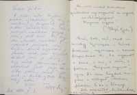 ARANYBIKA EMLÉKKÖNYV. UNIKÁLIS RITKASÁG. MAGYARI JÓZSEF AZ ARANYBIKA HÍRES PRÍMÁSÁNAK EMLÉKKÖNYVE. AUTOGRÁF BEJEGYZÉSEK 1973-1987 KÖZÖTTI IDŐSZAKBÓL. 24 BEÍRT OLDAL, ILLETVE ÜRES LAPOK.