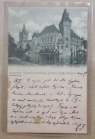 Kézirat. RIEDL Frigyes (1856-1921, irodalomtudós) tintával írt, autográf, aláírt (R. F.) képes levelezőlapja.