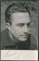 Lamberto Gardelli (1915-1998) olasz karmester aláírása az őt ábrázoló fotón / autograph signature