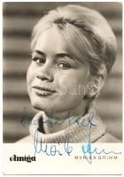 Monika Grimm színésznő dedikált fotó / photo with autograph