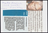 2011 Szepesi György (1922-) magyar rádiós sportkommentátor, az Aranycsapat tizenkettedik játékosának aláírása fotón, újságkivágásokkal.
