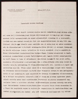 1927 Lábán Antal(1884-1957) a bécsi Collegium Hungaricum igazgatójának levele aláírásával