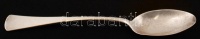Ezüst kávéskanál A-L monogragamos, Ag., 18,3gr.,jelzés nélkül, 13cm/ Silver teaspoon AL monogram, Ag. 18,3gr., without marking, 13cm