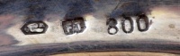 Ezüst tálkák, Ag.: 217gr., jelzett,2db,d:13cm/ Silver bowls, Ag .: 217gr, marked, 2, d. 13cm